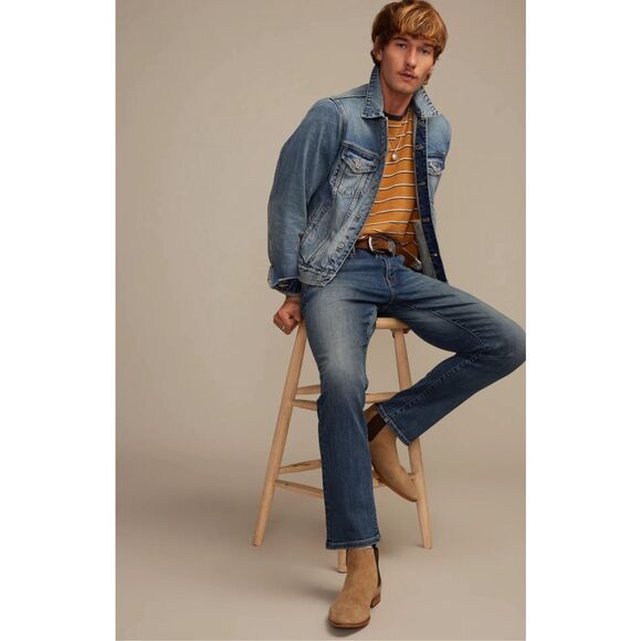 NWT LUCKY BRAND Mens 223 Straight Coolmax Stretch Jean Dark Wash - Picture 5 of 6